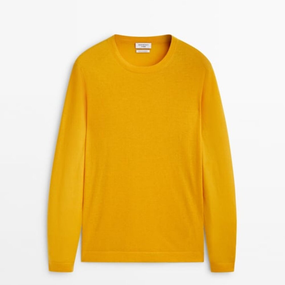 NWT Massimo Dutti Studio Extra fine 100% Cashmere wool sweater Size S